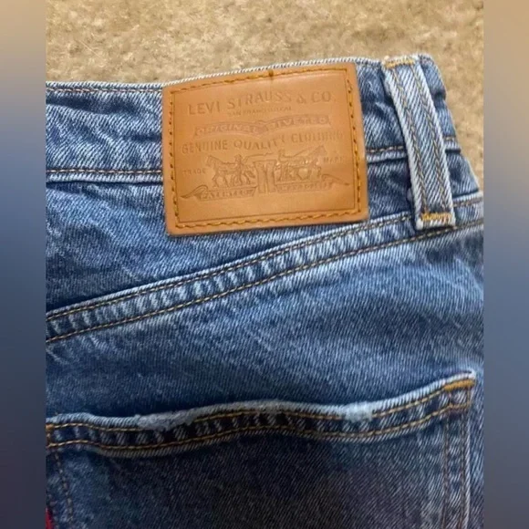 Stylish Blue 70s Straight Leg Women's Jeans - Picture 5 of 5